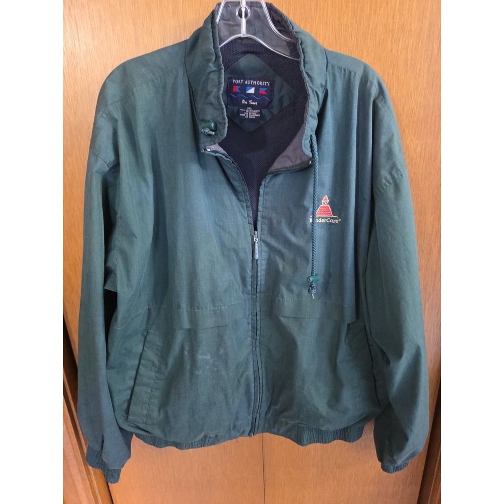 Vintage Port Authority Men's 2XL Windbreaker Jacket 90s